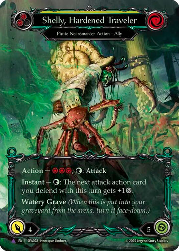 Shelly, Hardened Traveler (Marvel) [SEA078] [High Seas] Cold Foil