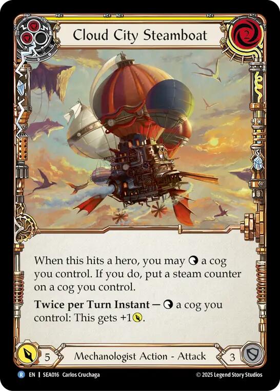 Cloud City Steamboat (Yellow) [SEA016] [High Seas]