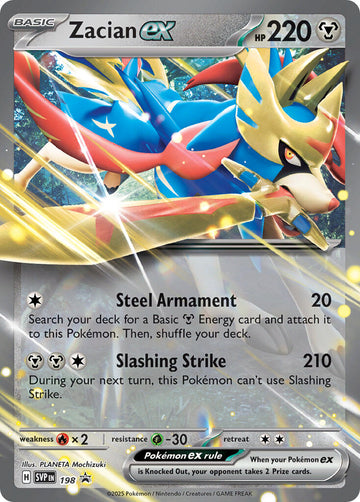 Zacian ex [198] [Scarlet & Violet Promo Cards] Holofoil