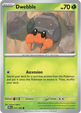 Dwebble [011/182] [Destined Rivals]