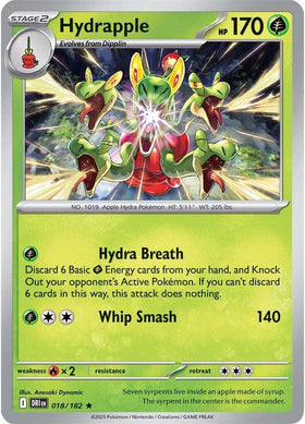 Hydrapple [018/182] [Destined Rivals] Reverse Holofoil