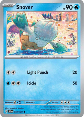 Snover [059/182] [Destined Rivals] Reverse Holofoil