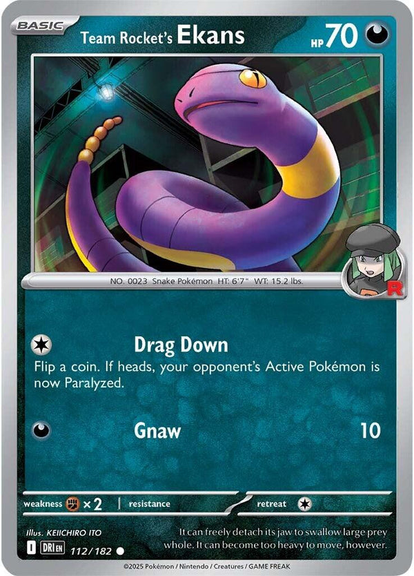 Team Rocket's Ekans [112/182] [Destined Rivals]