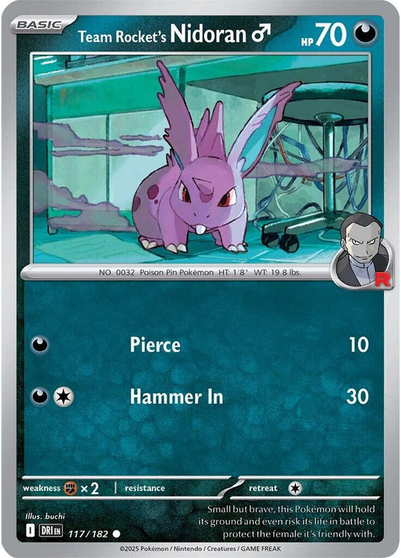 Team Rocket's Nidoran M [117/182] [Destined Rivals]