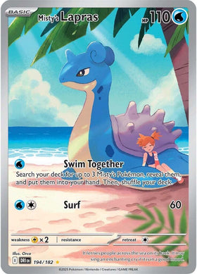 Misty's Lapras [194/182] [Destined Rivals] Holofoil