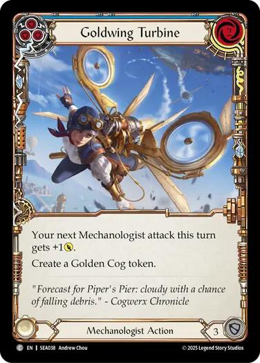 Goldwing Turbine (Blue) [SEA038] [High Seas] Rainbow Foil
