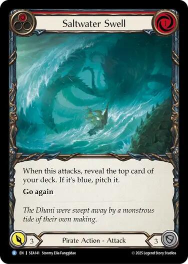 Saltwater Swell (Red) [SEA141] [High Seas]