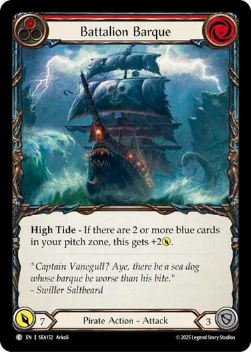 Battalion Barque (Red) [SEA152] [High Seas]