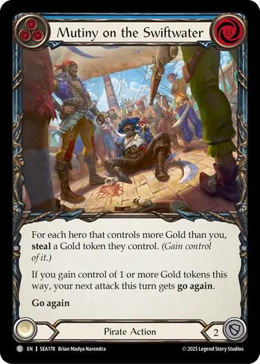 Mutiny on the Swiftwater [SEA178] [High Seas] Rainbow Foil