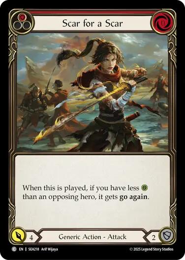 Scar for a Scar (Red) [SEA218] [High Seas]