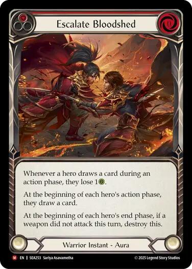 Escalate Bloodshed [SEA253] [High Seas] Rainbow Foil
