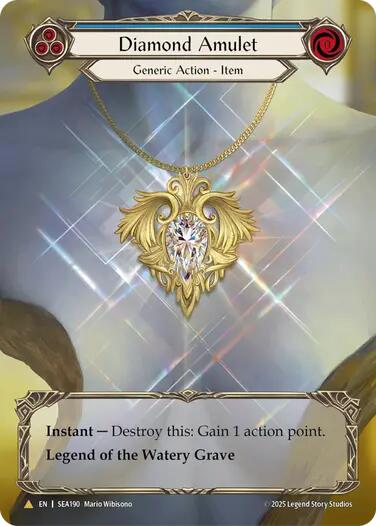 Diamond Amulet (Treasure) [SEA190] [High Seas] Cold Foil