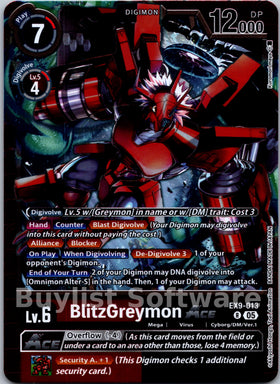 BlitzGreymon ACE [EX9-013] [Versus Monsters] Foil