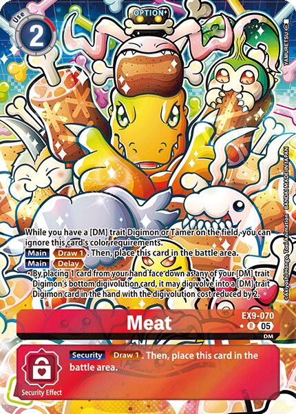 Meat (Alternate Art) [EX9-070] [Versus Monsters] Foil