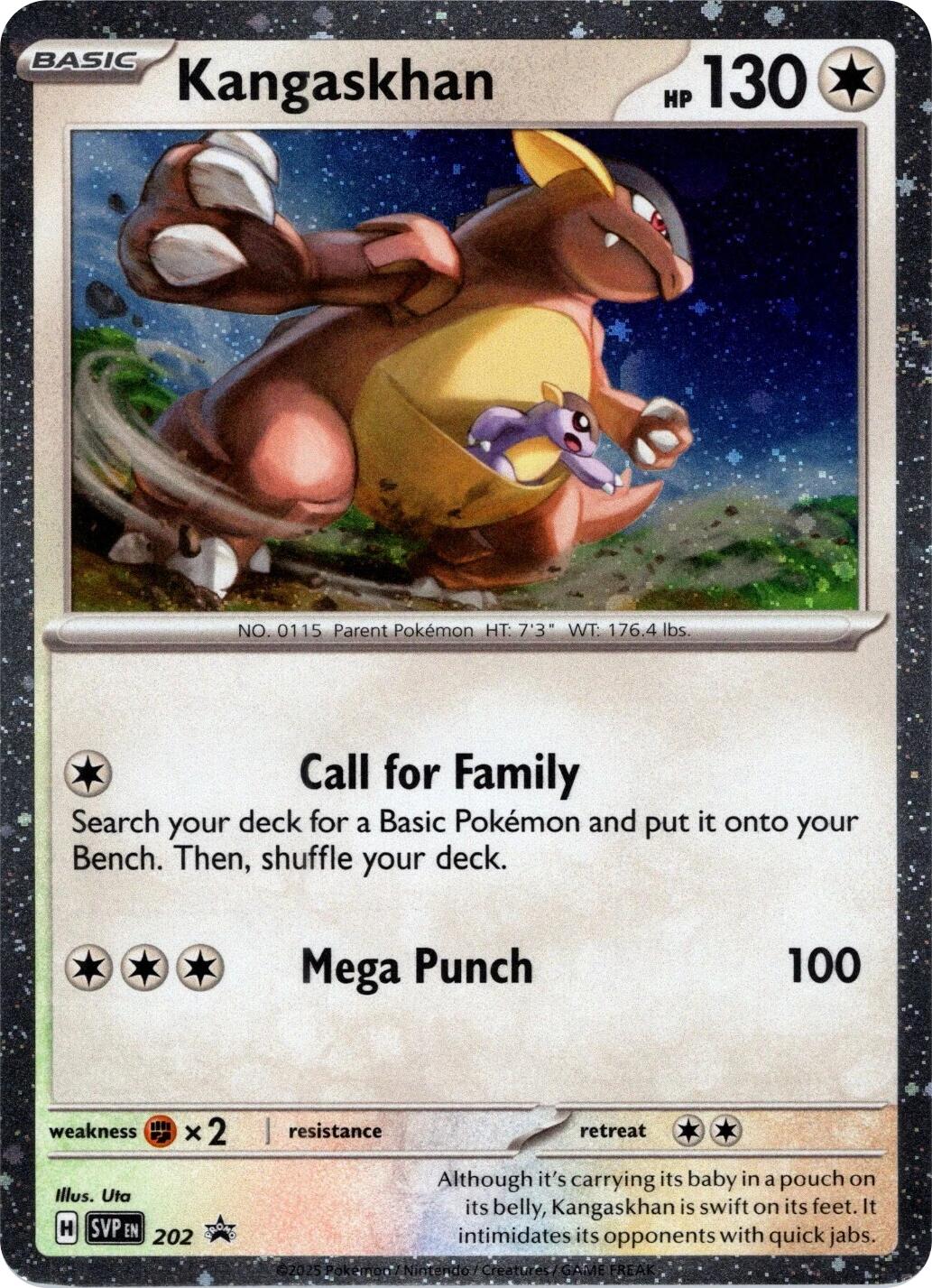 Kangaskhan (Cosmos Holo) [202] [Scarlet & Violet Promo Cards] Holofoil
