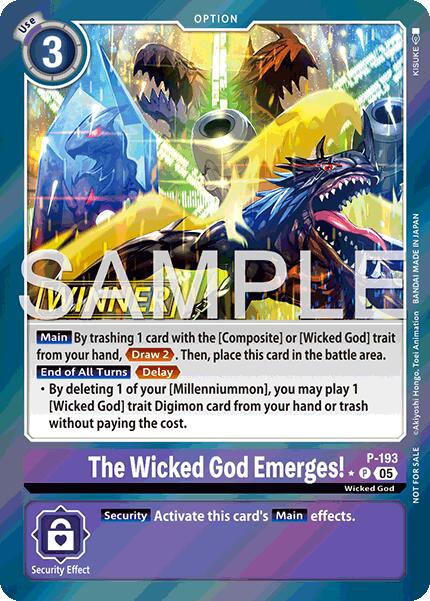 The Wicked God Emerges! (Store Tournament 2025 Vol.3 Winner Pack) [P-193] [Digimon Promotion Cards] Foil