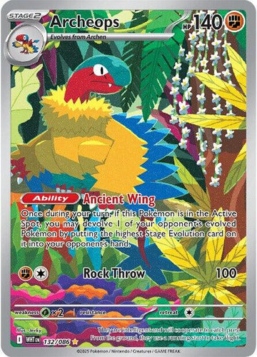 Archeops [132/086] [White Flare] Holofoil