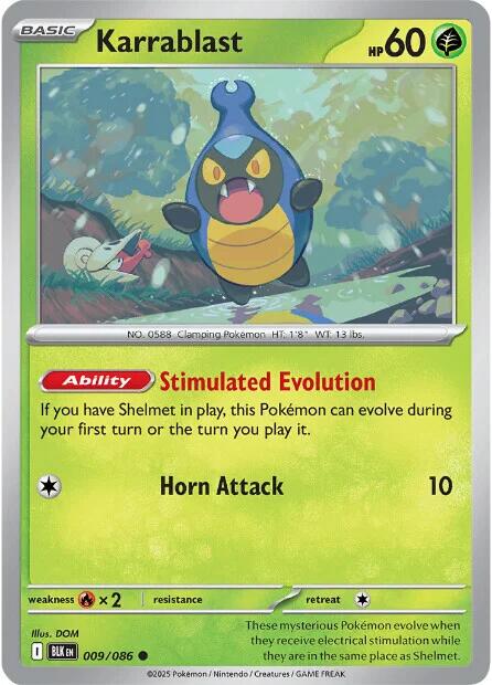 Karrablast [009/086] [Black Bolt] Reverse Holofoil