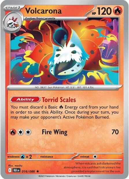 Volcarona [016/086] [Black Bolt] Holofoil