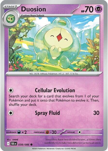 Duosion [038/086] [Black Bolt] Reverse Holofoil