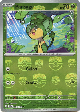 Pansage (Master Ball Pattern) [004/086] [Black Bolt] Holofoil