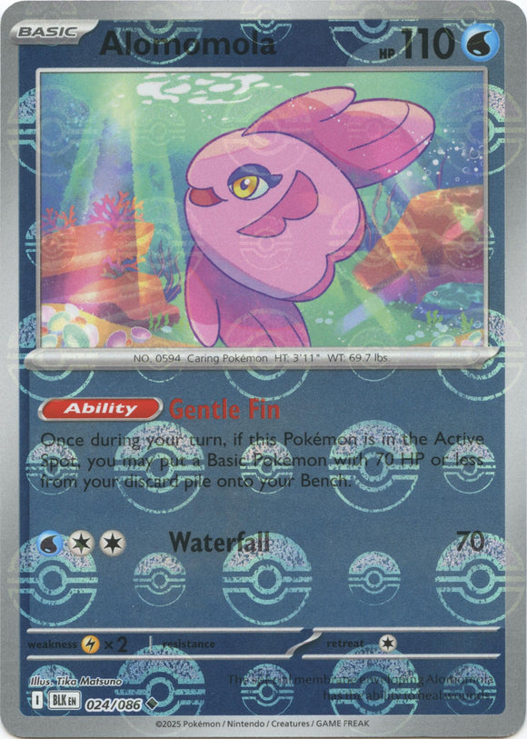 Alomomola (Poke Ball Pattern) [024/086] [Black Bolt] Holofoil