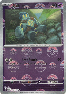 Golett (Poke Ball Pattern) [042/086] [Black Bolt] Holofoil