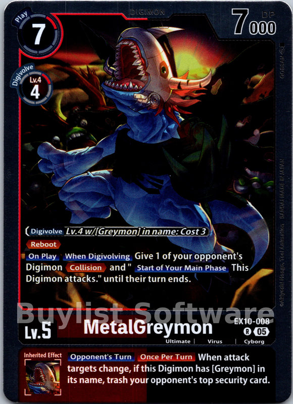 MetalGreymon [EX10-008] [Sinister Order] Foil