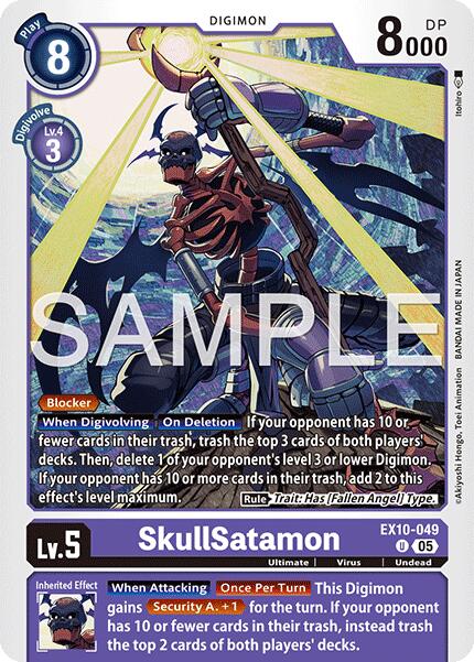 SkullSatamon [EX10-049 U] [Sinister Order]