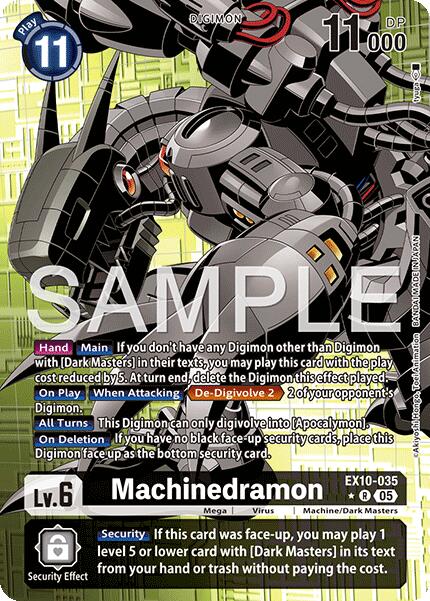 Machinedramon (Alternate Art) [EX10-035] [Sinister Order] Foil