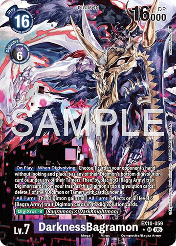 DarknessBagramon (Alternate Art) [EX10-059] [Sinister Order] Foil