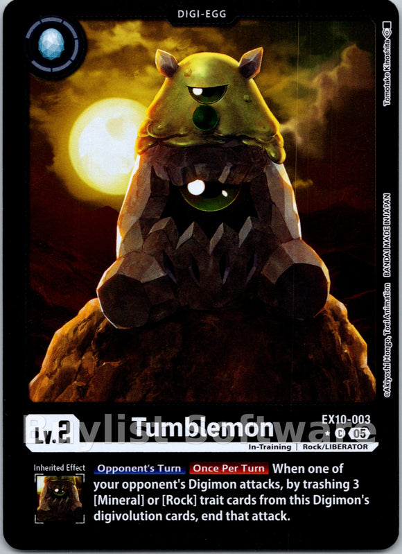Tumblemon (Limited Foil) [EX10-003 C] [Sinister Order] Foil