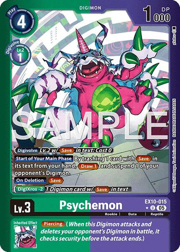 Psychemon (Limited Foil) [EX10-015] [Sinister Order] Foil