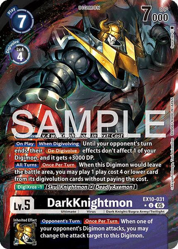DarkKnightmon (Alternate Art) [EX10-031] [Sinister Order] Foil