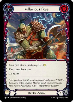 Villainous Pose (Red) [SUP120] [Super Slam]