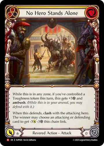 No Hero Stands Alone [SUP020] [Super Slam] Rainbow Foil