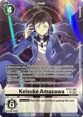 Keisuke Amasawa (Alternate Art) [BT23-090 SR] [Hackers' Slumber] Foil