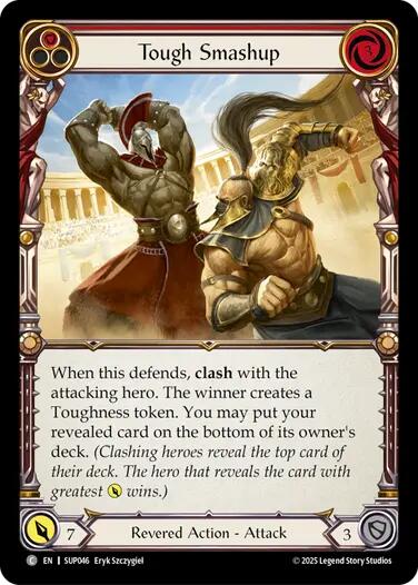 Tough Smashup (Red) [SUP046] [Super Slam] Rainbow Foil