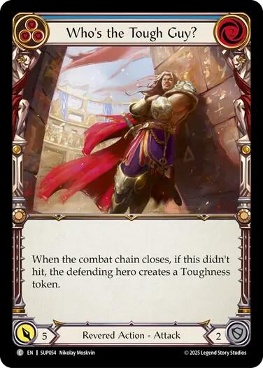 Who's the Tough Guy? (Blue) [SUP054] [Super Slam] Rainbow Foil