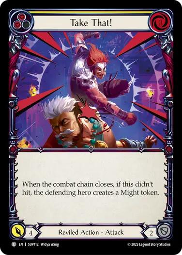 Take That! (Yellow) [SUP112] [Super Slam] Rainbow Foil