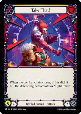 Take That! (Yellow) [SUP112] [Super Slam] Rainbow Foil