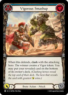 Vigorous Smashup (Blue) [SUP166] [Super Slam] Rainbow Foil