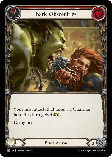 Bark Obscenities [SUP167] [Super Slam] Rainbow Foil