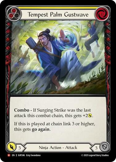 Tempest Palm Gustwave [SUP246] [Super Slam] Rainbow Foil