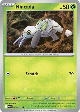 Nincada [016/132] [Mega Evolution] Reverse Holofoil