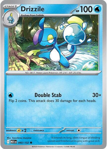 Drizzile [040/132] [Mega Evolution] Reverse Holofoil
