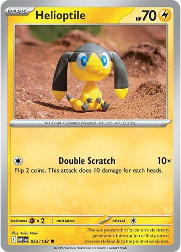Helioptile [052/132] [Mega Evolution] Reverse Holofoil