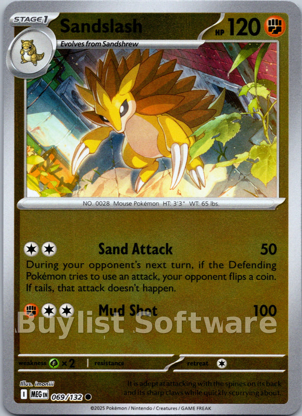 Sandslash [069/132] [Mega Evolution] Reverse Holofoil