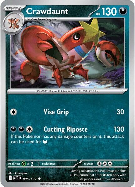 Crawdaunt [085/132] [Mega Evolution] Reverse Holofoil