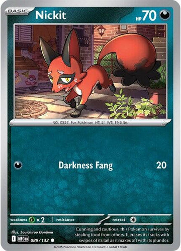 Nickit [089/132] [Mega Evolution] Reverse Holofoil
